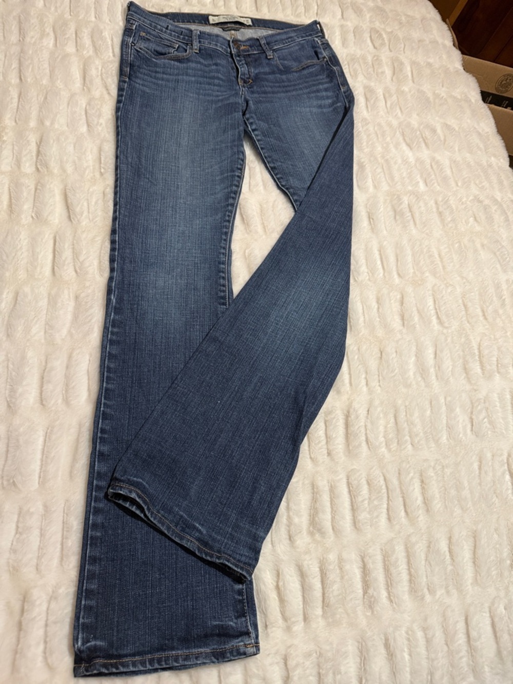 Abercrombie & Fitch Dark Blue Boot-Cut Jeans